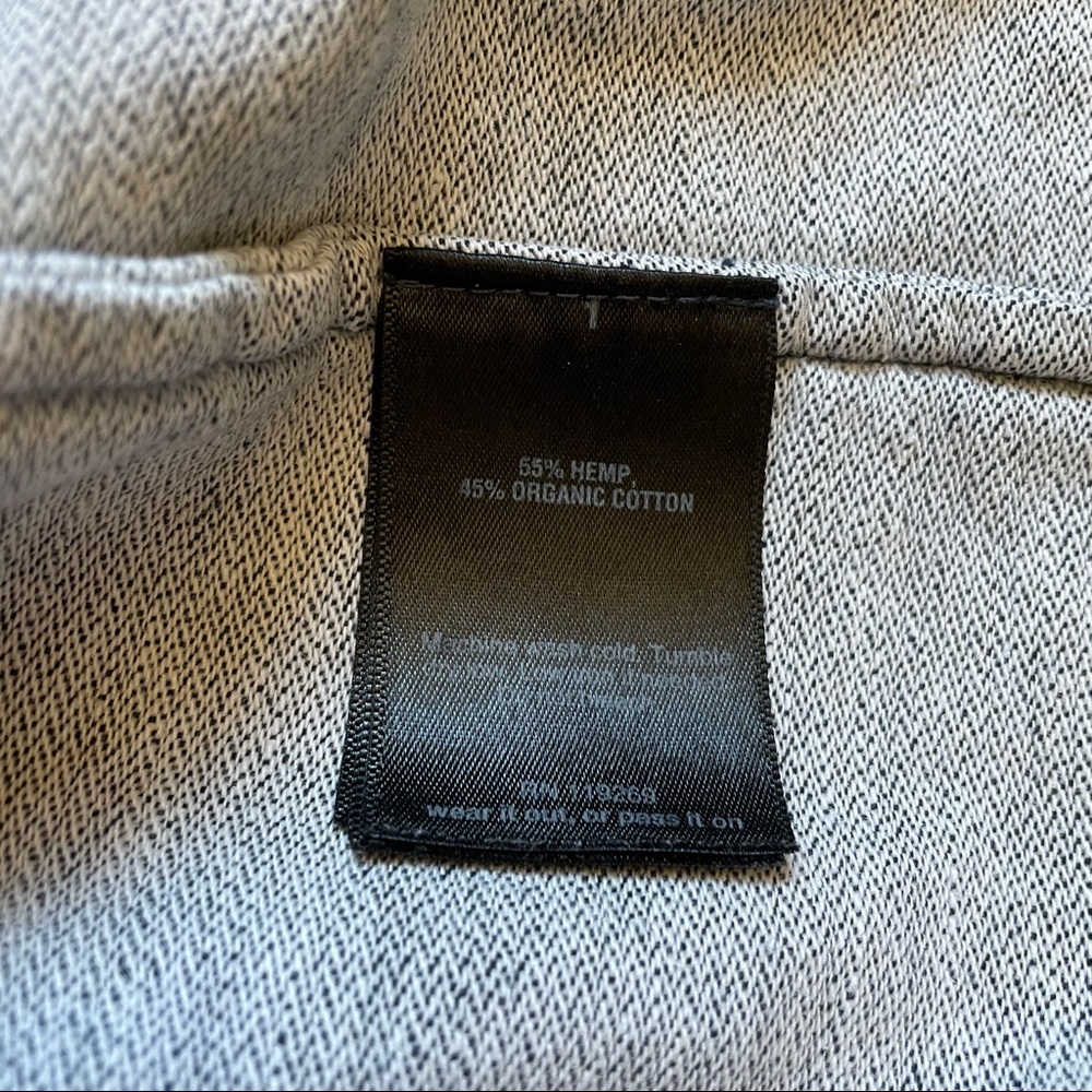 ❤️SOLD❤️ NAU KUSH HEMP-COTTON BLUE JEANS STYLE JACKET XS - Picture 11 of 11